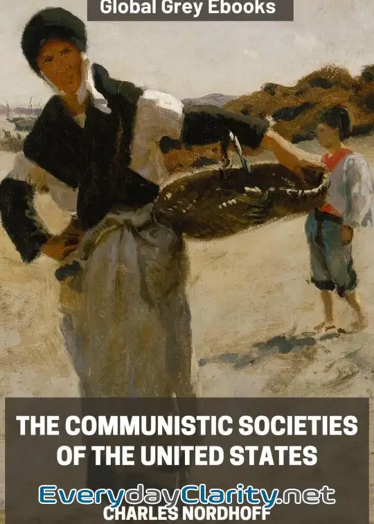 Book cover: The Communistic Societies Of The United States