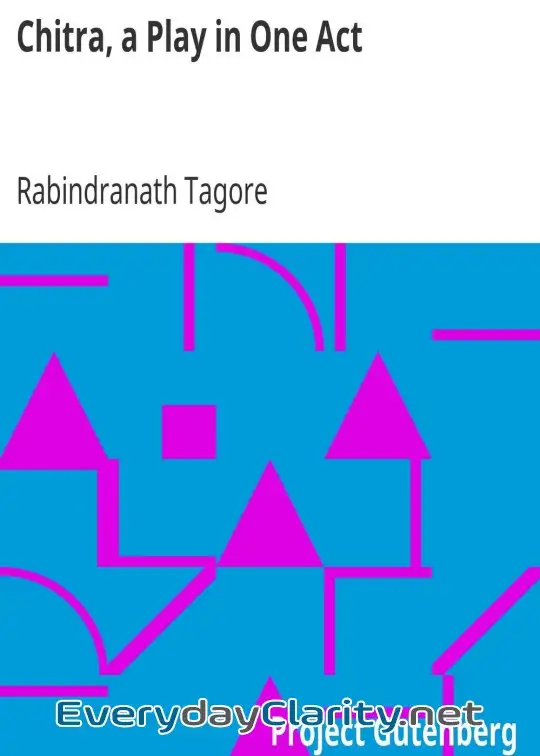 Book cover: Chitra, A Play In One Act