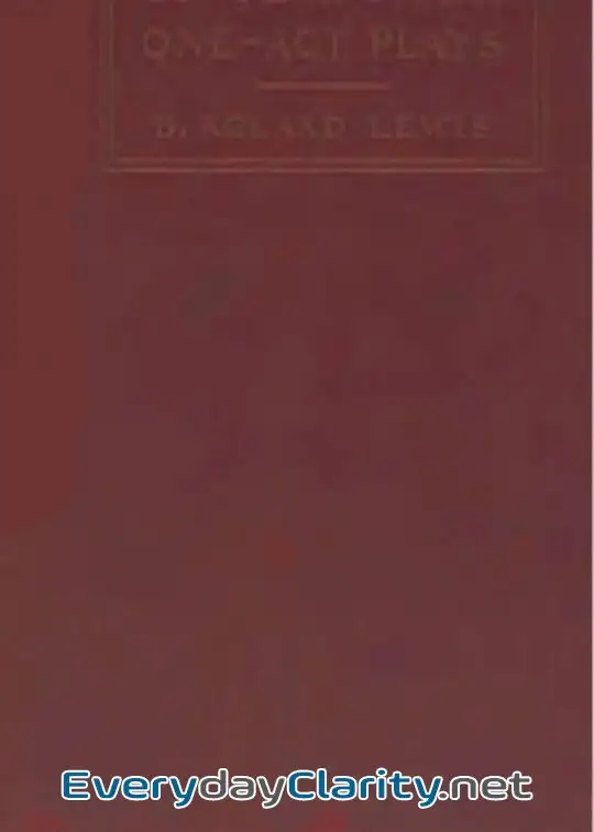 Book cover: Contemporary One-Act Plays