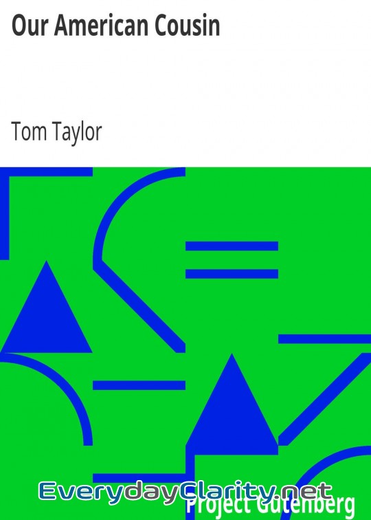 Book cover: Our American Cousin