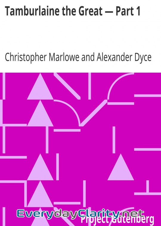 Book cover: Tamburlaine The Great - Part 1