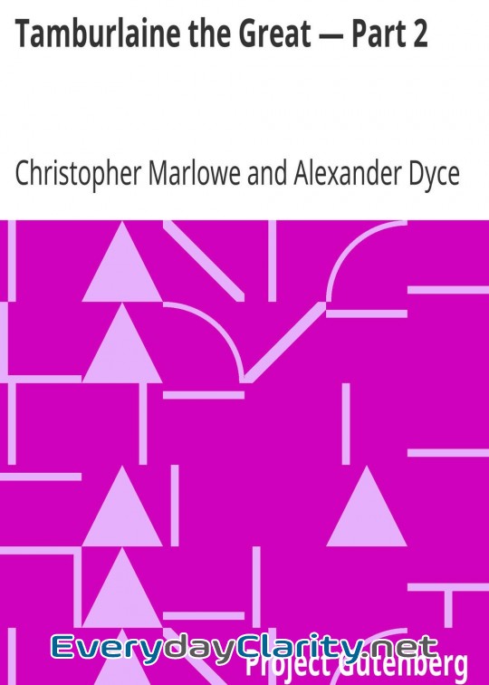 Book cover: Tamburlaine The Great - Part 2