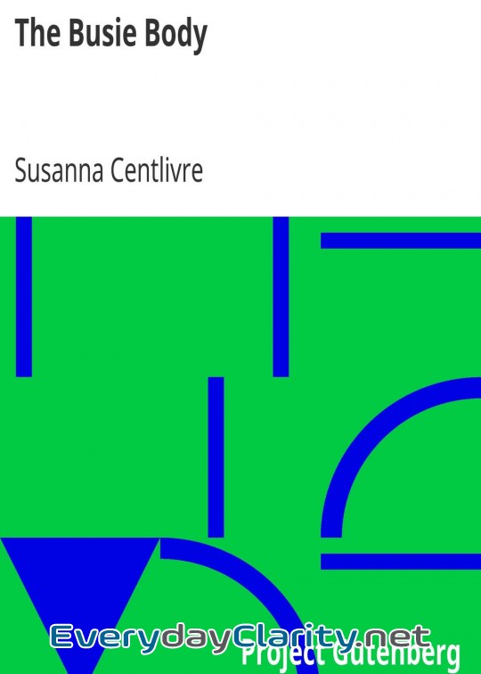 Book cover: The Busie Body