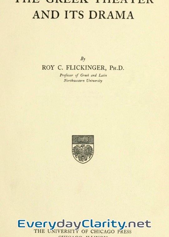 Book cover: The Greek Theater And Its Drama