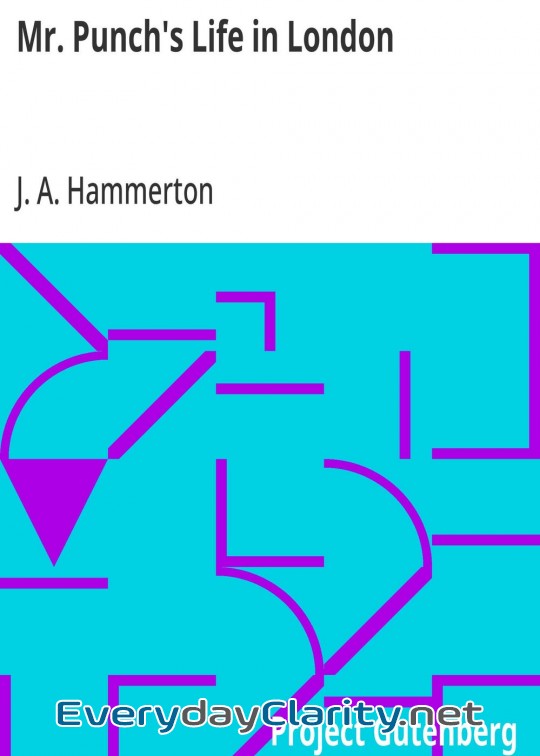Book cover: Mr. Punch’s Life In London
