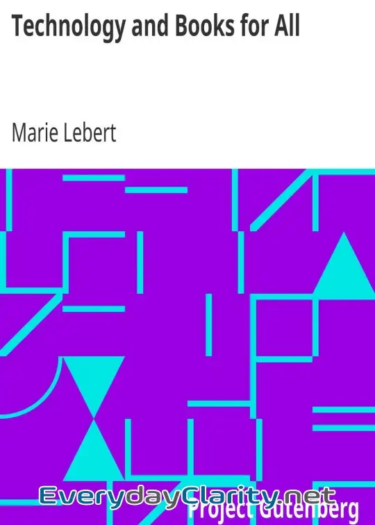 Book cover image Technology And Books For All