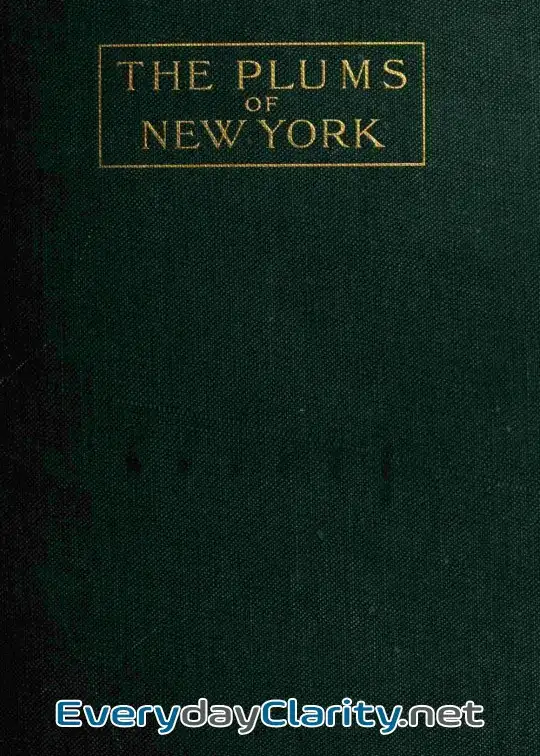 Book cover: The Plums Of New York