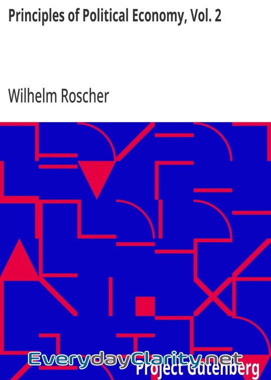 Book cover: Principles Of Political Economy, Vol. 2