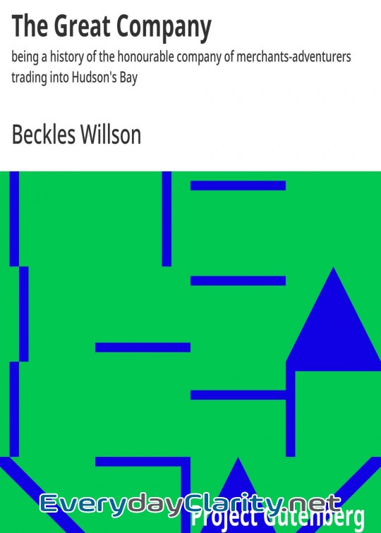 Book cover: The Great Company