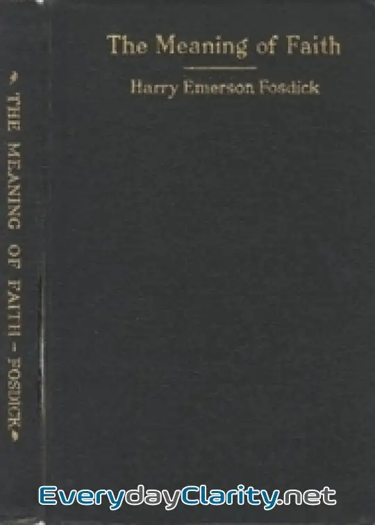 Book cover: The Meaning Of Faith
