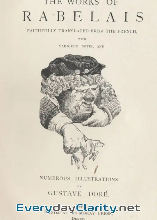 Book cover: Gargantua And Pantagruel, Illustrated, Book 3