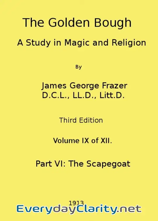 Book cover: The Golden Bough. A Study In Magic And Religion (Third Edition, Vol. 09 Of 12)
