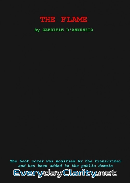 Book cover: The Flame