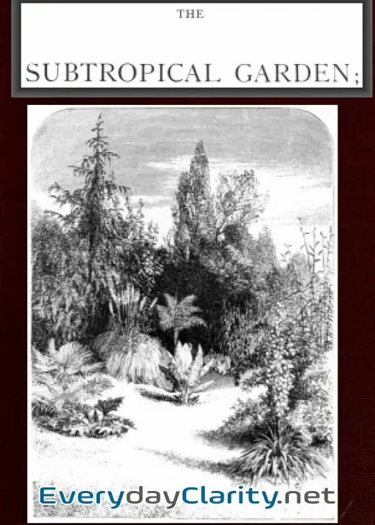 Book cover image The Subtropical Garden; Or, Beauty Of Form In The Flower Garden