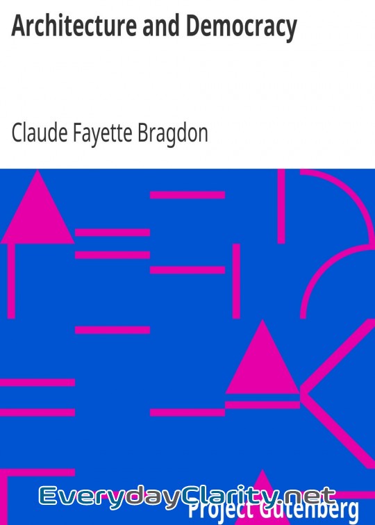 Book cover: Architecture And Democracy