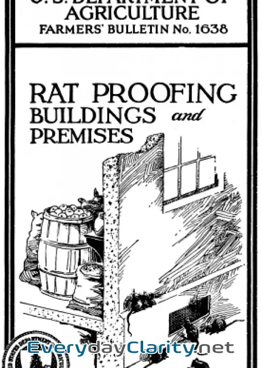 Book cover: Rat Proofing Buildings And Premises