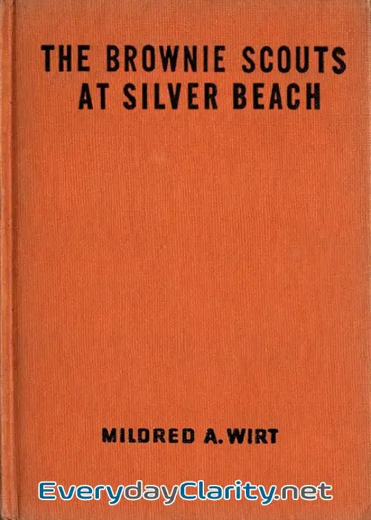 Book cover: The Brownie Scouts At Silver Beach