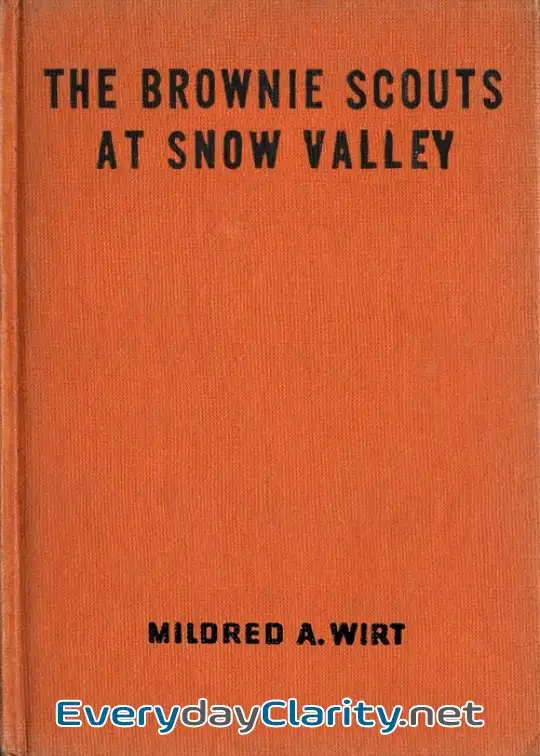 Book cover: The Brownie Scouts At Snow Valley