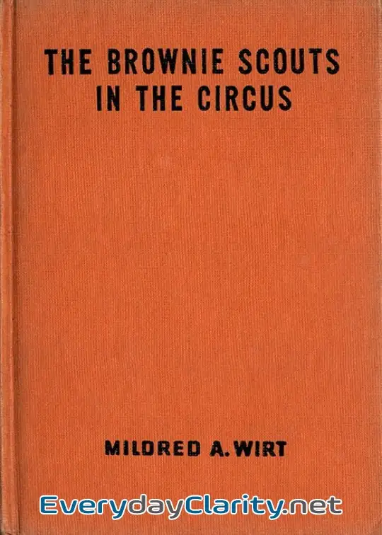 Book cover: The Brownie Scouts In The Circus