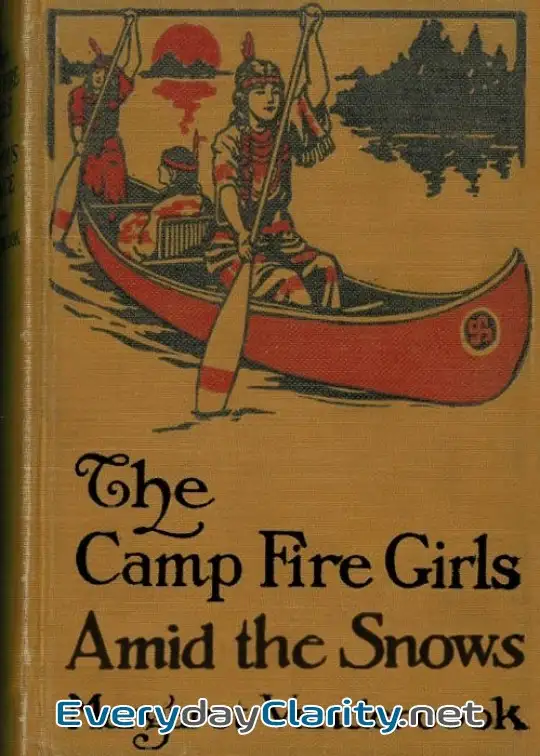 Book cover: The Camp Fire Girls Amid The Snows