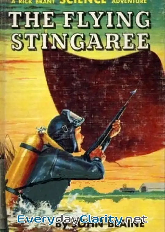 Book cover: The Flying Stingaree. A Rick Brant Science-Adventure Story