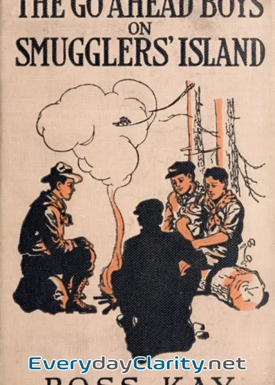 Book cover: The Go Ahead Boys On Smugglers’ Island