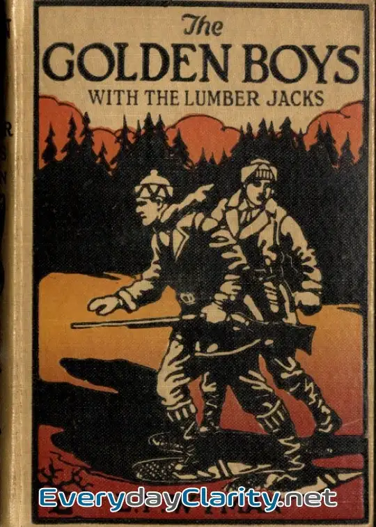Book cover: The Golden Boys With The Lumber Jacks