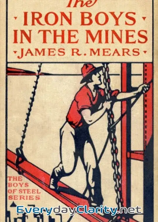 Book cover: The Iron Boys In The Mines; Or, Starting At The Bottom Of The Shaft