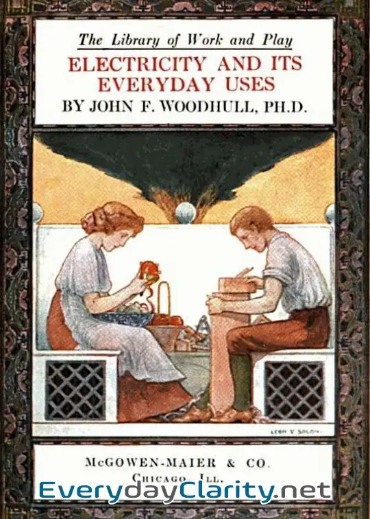 Book cover: The Library Of Work And Play. Electricity And Its Everyday Uses