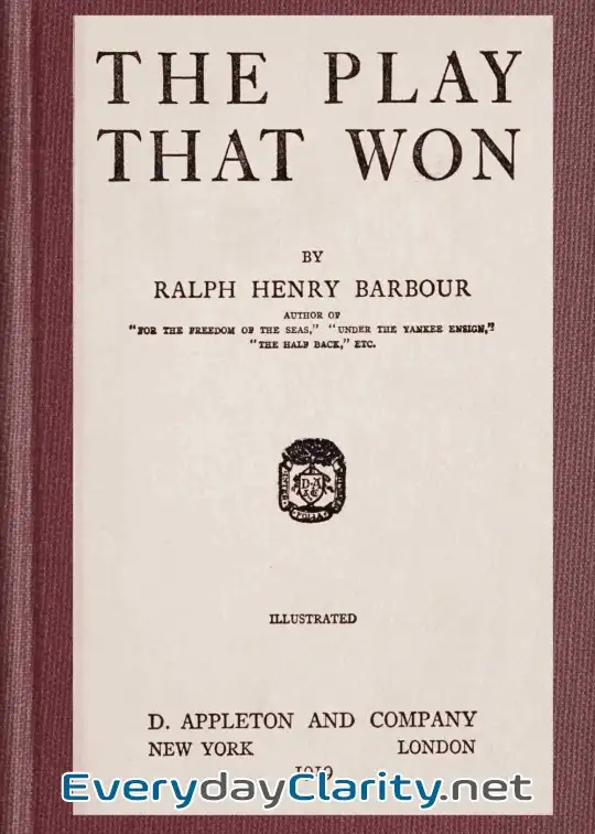 Book cover: The Play That Won