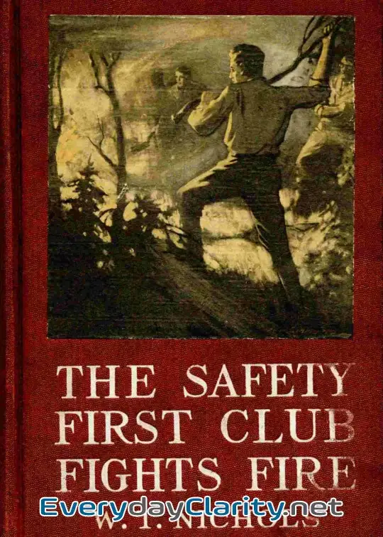 Book cover: The Safety First Club Fights Fire