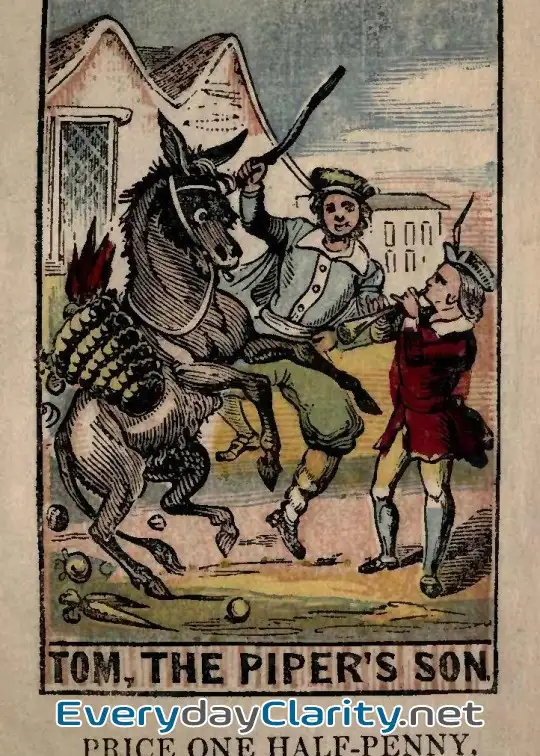 Book cover: Tom, The Piper’s Son