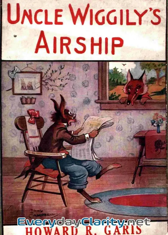 Book cover: Uncle Wiggily’s Airship