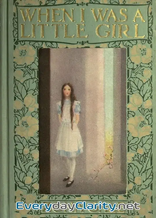 Book cover: When I Was A Little Girl