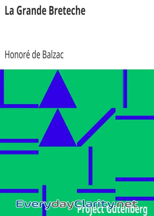 Book cover: La Grande Breteche