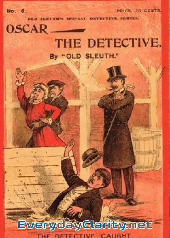 Book cover: Oscar The Detective; Or, Dudie Dunne, The Exquisite Detective