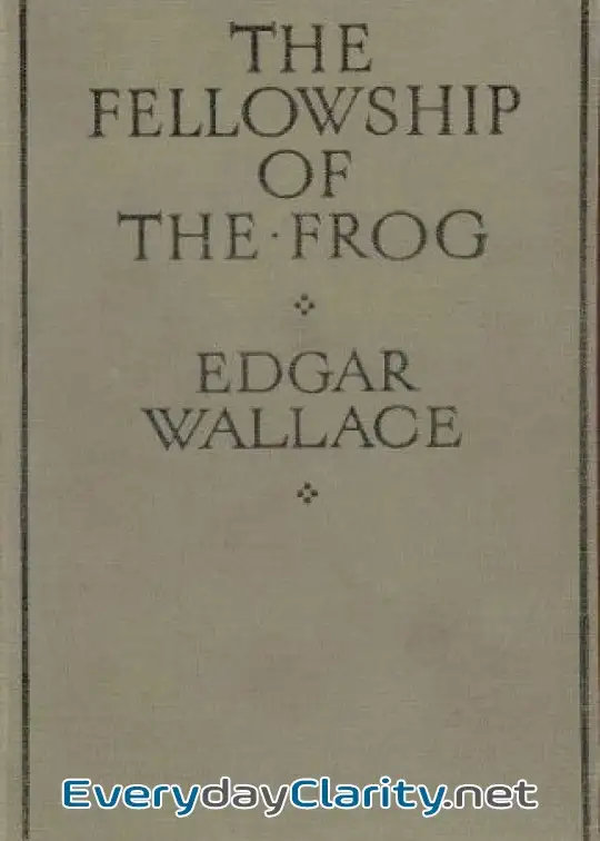 Book cover: The Fellowship Of The Frog