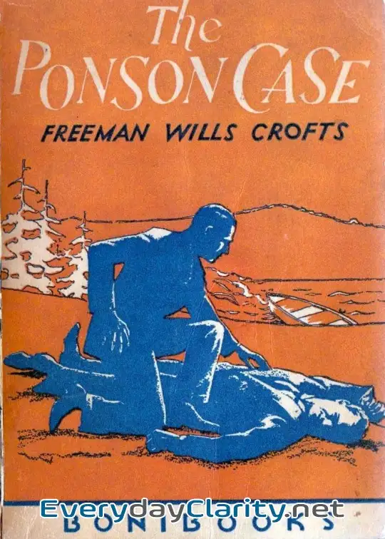 Book cover: The Ponson Case