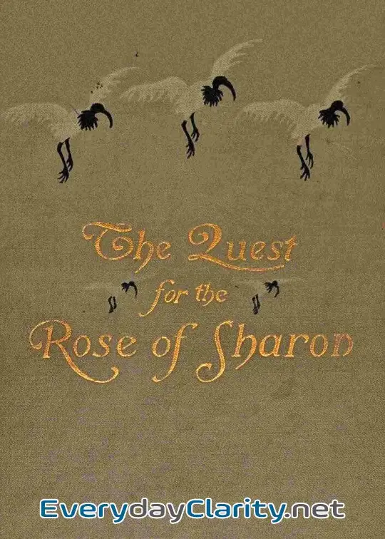 Book cover: The Quest For The Rose Of Sharon