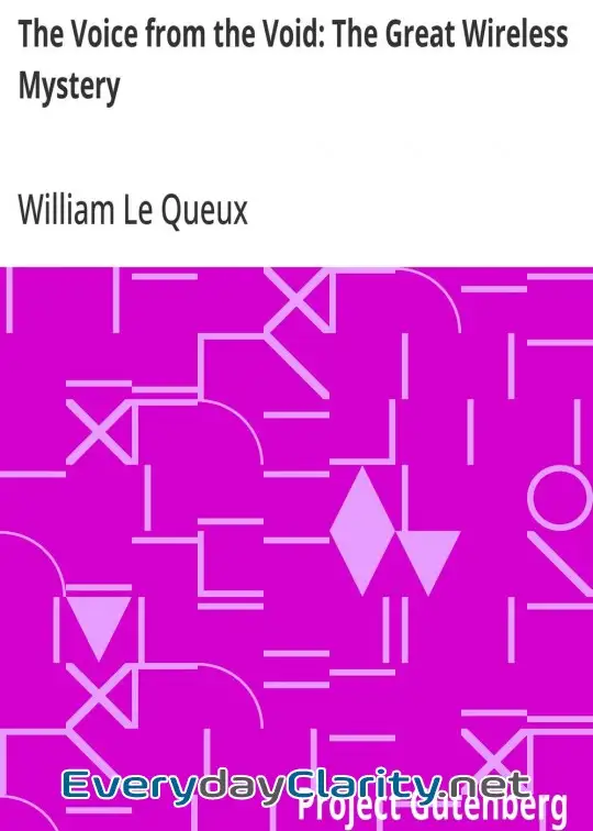 Book cover: The Voice From The Void. The Great Wireless Mystery
