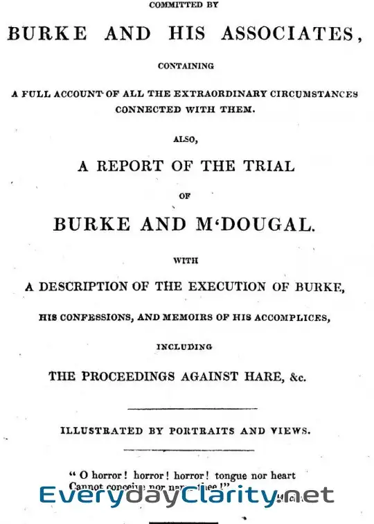 Book cover: West Port Murders . Or An Authentic Account Of The Atrocious Murders Committed By Burke An