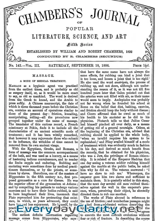 Book cover: Chambers’s Journal Of Popular Literature, Science, And Art, Fifth Series, No. 142, Vol. Ii