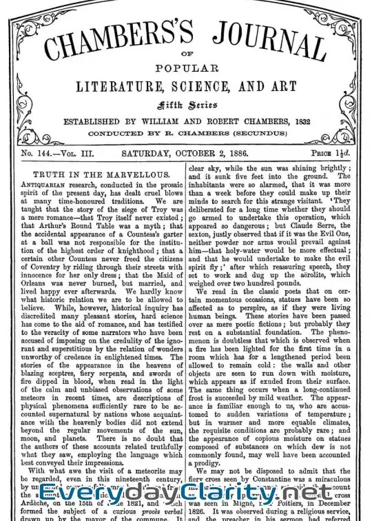 Book cover image Chambers’s Journal Of Popular Literature, Science, And Art, Fifth Series, No. 144, Vol. Ii