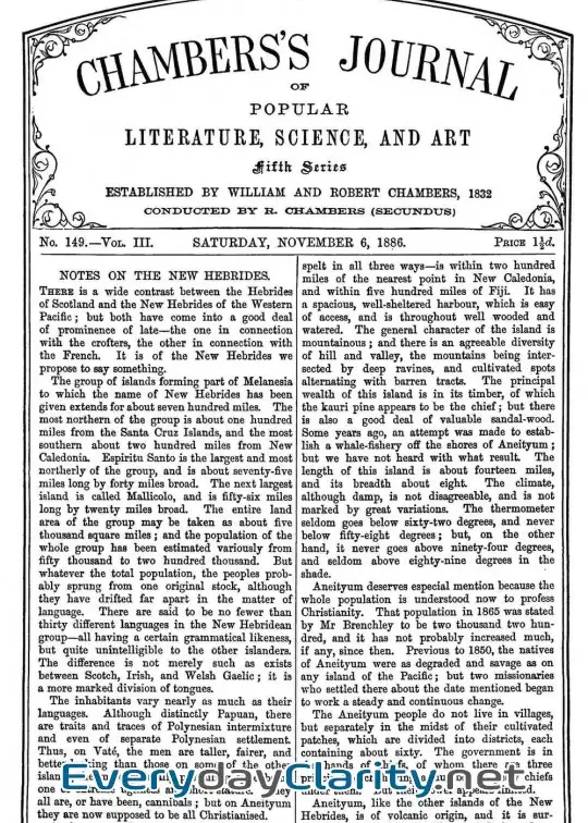 Book cover image Chambers’s Journal Of Popular Literature, Science, And Art, Fifth Series, No. 149, Vol. Ii