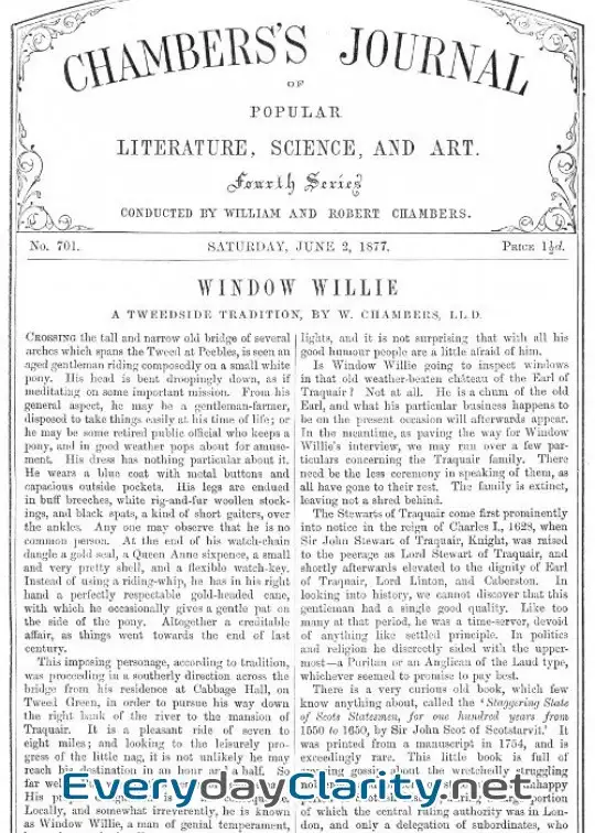 Book cover image Chambers’s Journal Of Popular Literature, Science, And Art, No. 701 . June 2, 1877
