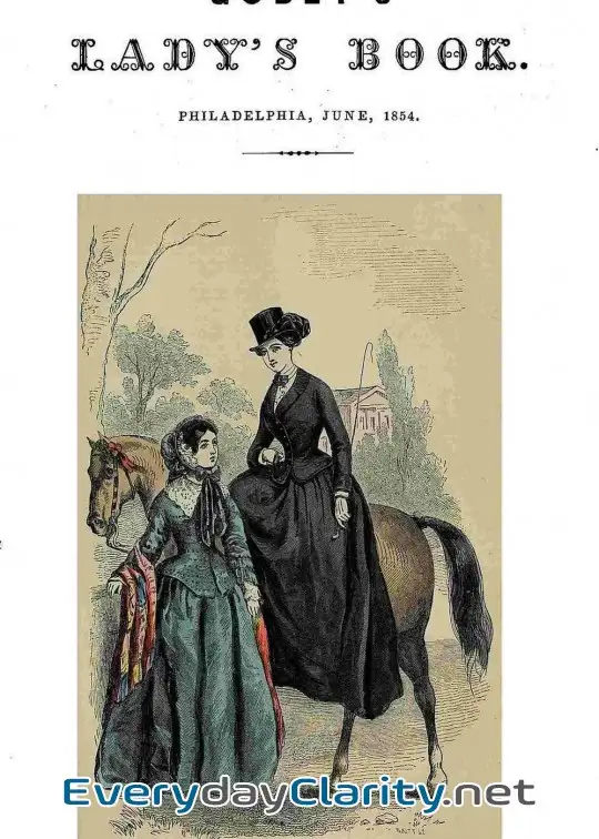 Book cover image Godey’s Lady’s Book, Vol. 48, June, 1854