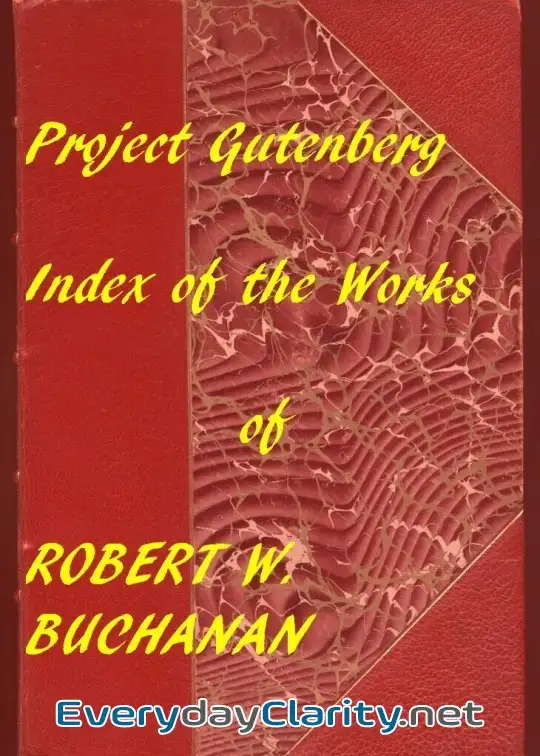 Book cover: Index For Works Of Robert W. Buchanan . Hyperlinks To All Chapters Of All Individual Ebook