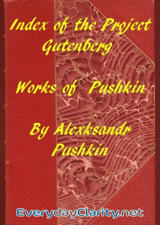 Book cover image Index Of The Project Gutenberg Works Of Aleksandr Pushkin