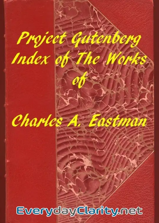 Book cover: Index Of The Project Gutenberg Works Of Charles A. Eastman