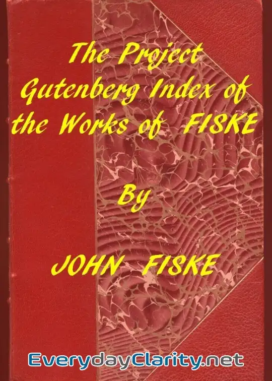 Book cover image Index Of The Project Gutenberg Works Of John Fiske